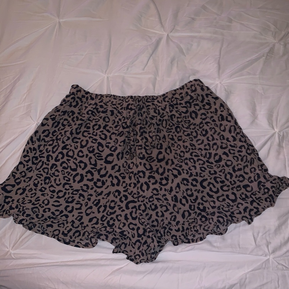 American Eagle Viscose Elastic Waist Shorts